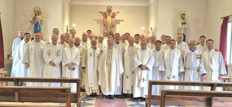 El clero diocesano realizó su semana de formación permanente