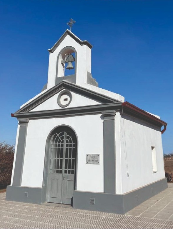 Celebración religiosa en la capilla san Chiaffredo