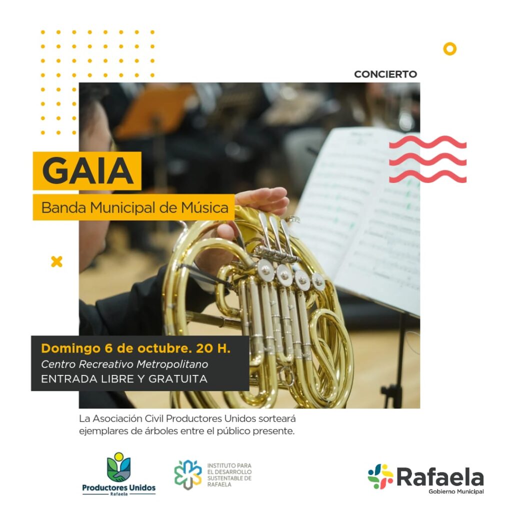 «Concierto GAIA» a cargo de la Banda Municipal de Música