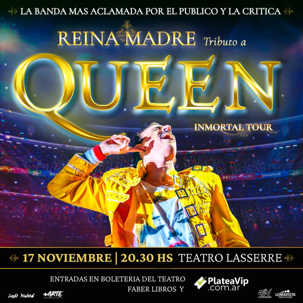 Llega Reina Madre, un tributo espectacular a Queen