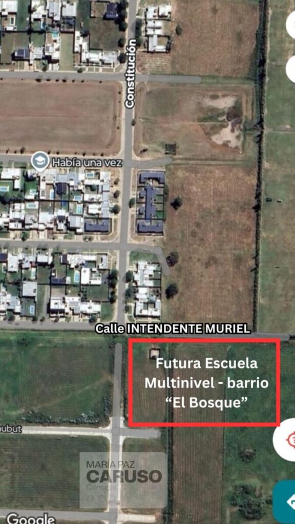 Escuela multinivel barrio El Bosque: falta de respuesta municipal