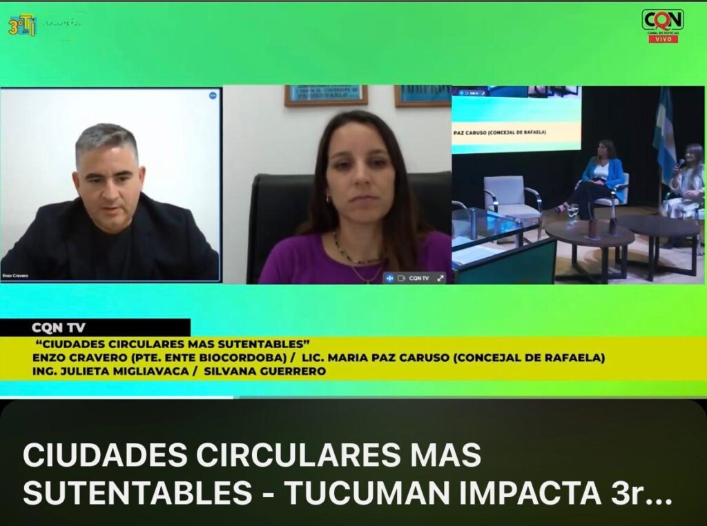 Caruso expuso sobre políticas ambientales en el Congreso Nacional Tucumán Impacta