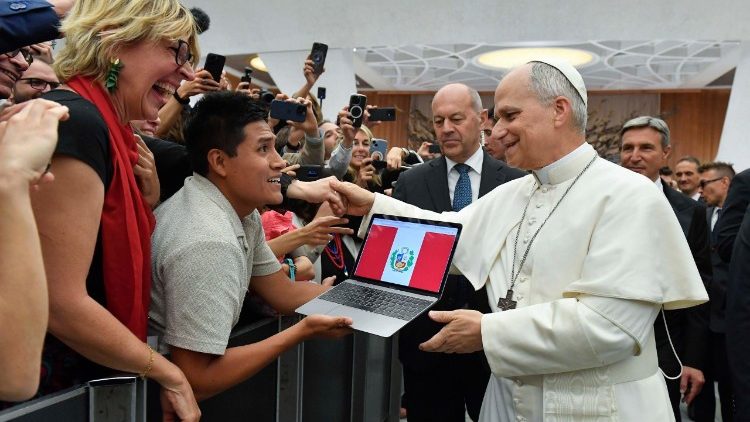 León XIV a los comunicadores: “La paz comienza con cada uno de nosotros”