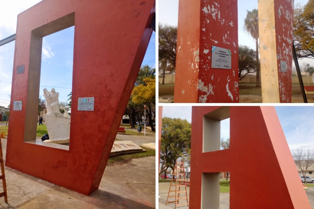 Plaza Fossano se renueva para recibir un homenaje muy especial