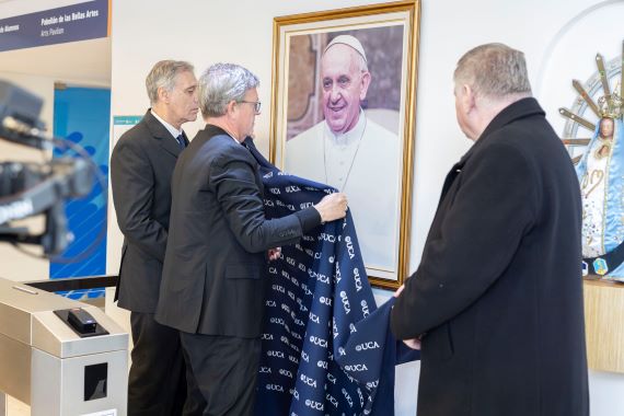 La UCA denominó «Papa Francisco» a su campus en Puerto Madero 