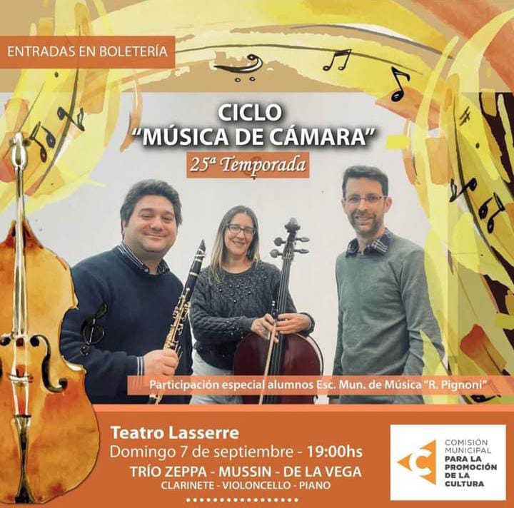 Trío de cámara en el Teatro Lasserre