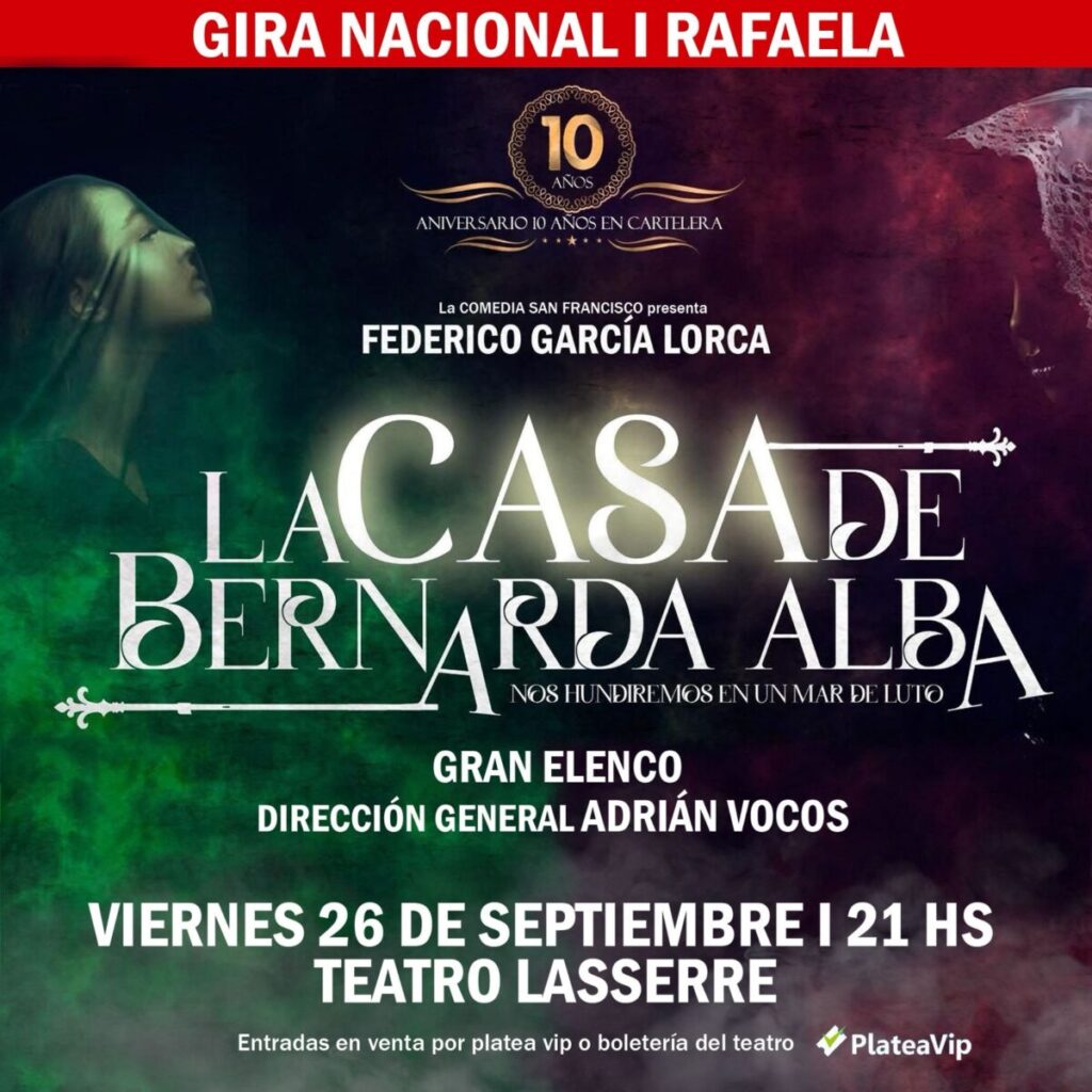 La casa de Bernarda Alba se presenta en el Lasserre