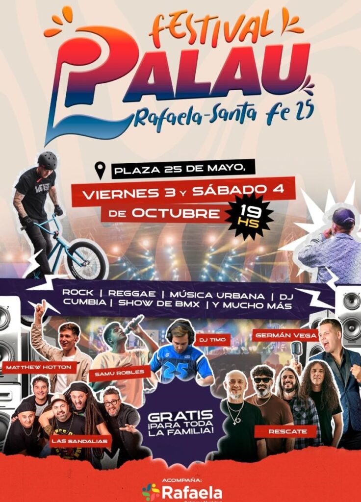 Rafaela 2025: un evento para toda la familia