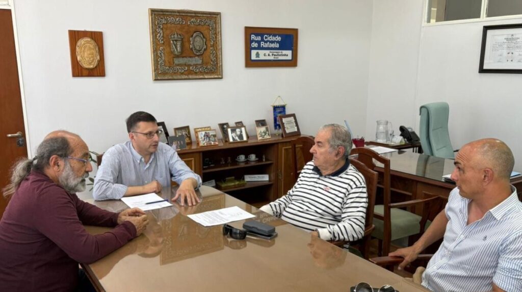 Presindentes de vecinales con Mársico por el proyecto para elevar multas por picadas
