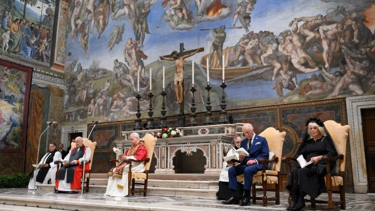 Histórica oración ecuménica del Papa y los reyes del Reino Unido