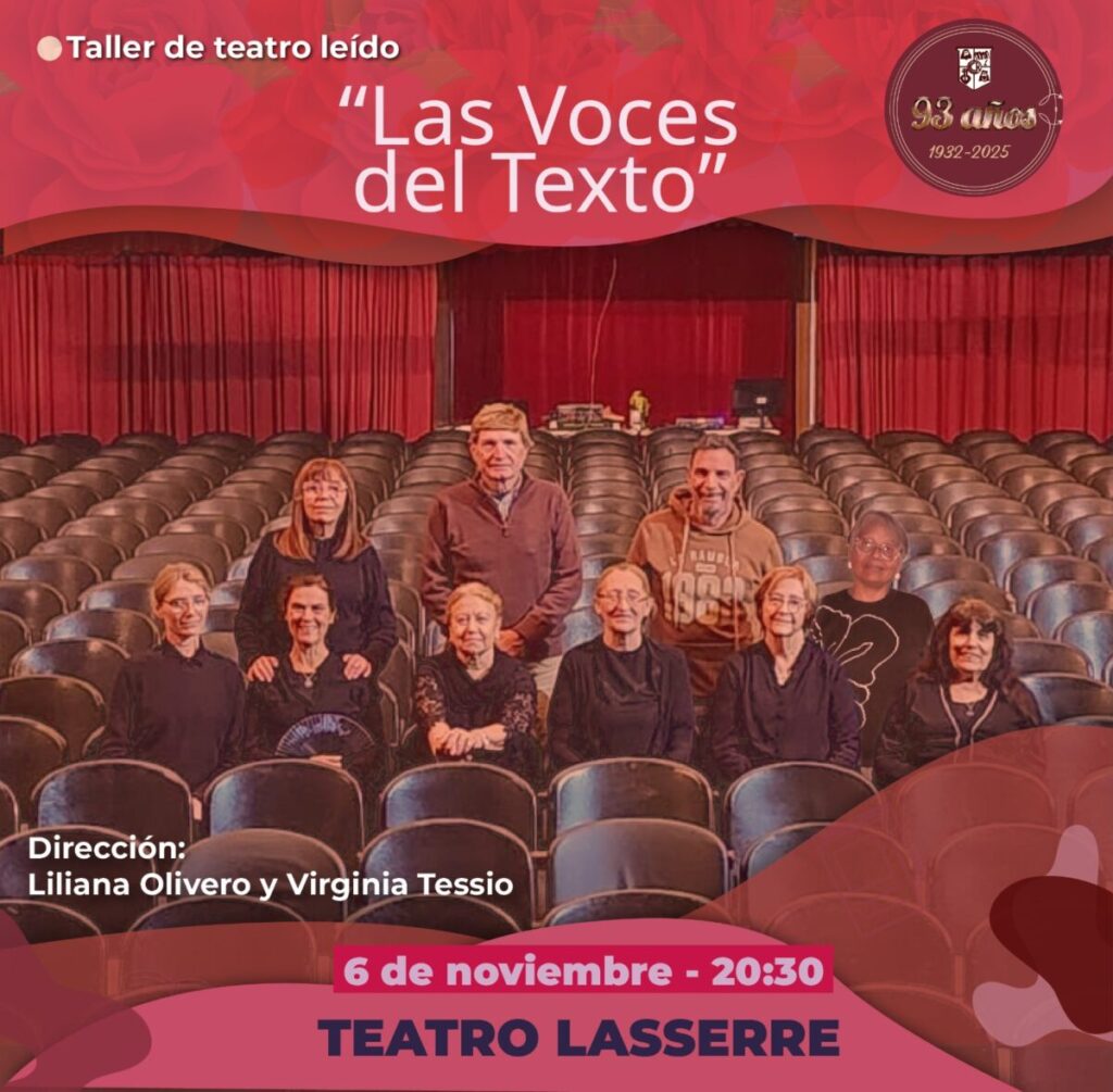 Presentación del taller de teatro leído en el Lasserre
