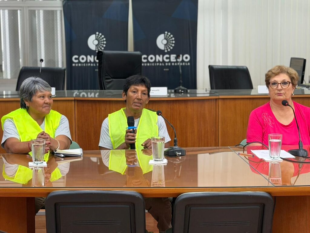 Recicladores Rafaelinos plantearon algunas necesidades para trabajar