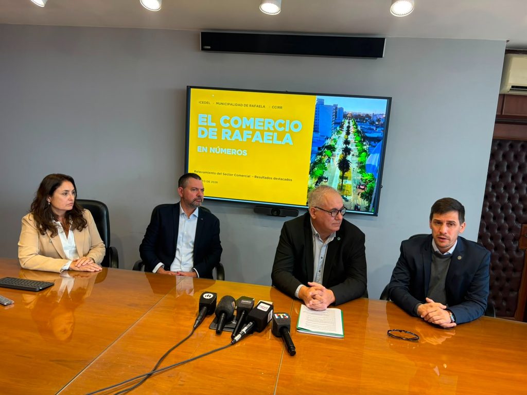 Rafaela presentó el primer relevamiento del sector comercial para planificar la ciudad hacia 2031