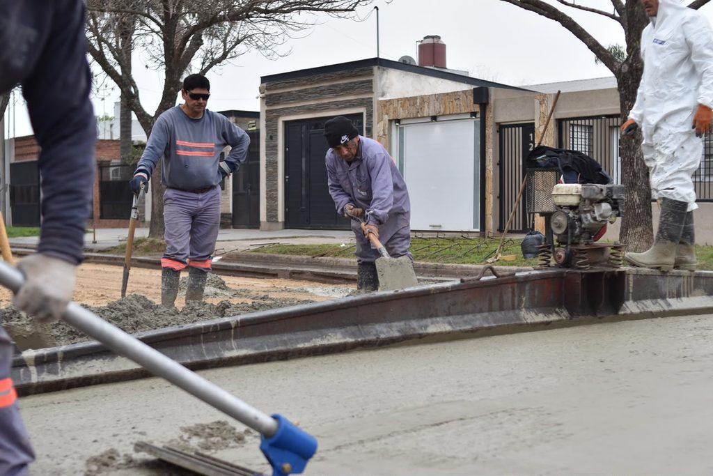 Más infraestructura para los barrios al incorporar el equivalente a 65 nuevas cuadras de pavimento