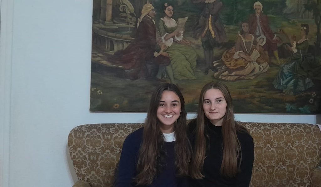 Dos rafaelinas que viven en Italia volvieron de visita a la ciudad